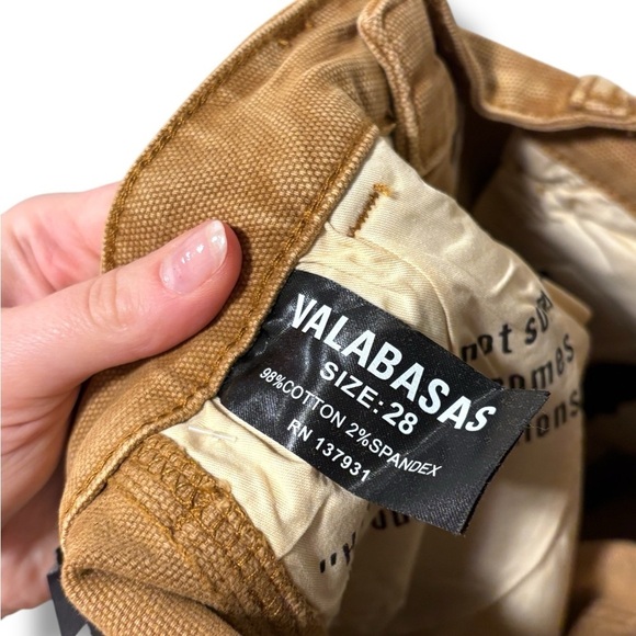 NWT VALABASAS “ALPHA” CAHI STACKED FLARE Bootcut Utility Jean Size 28 - Picture 10 of 10